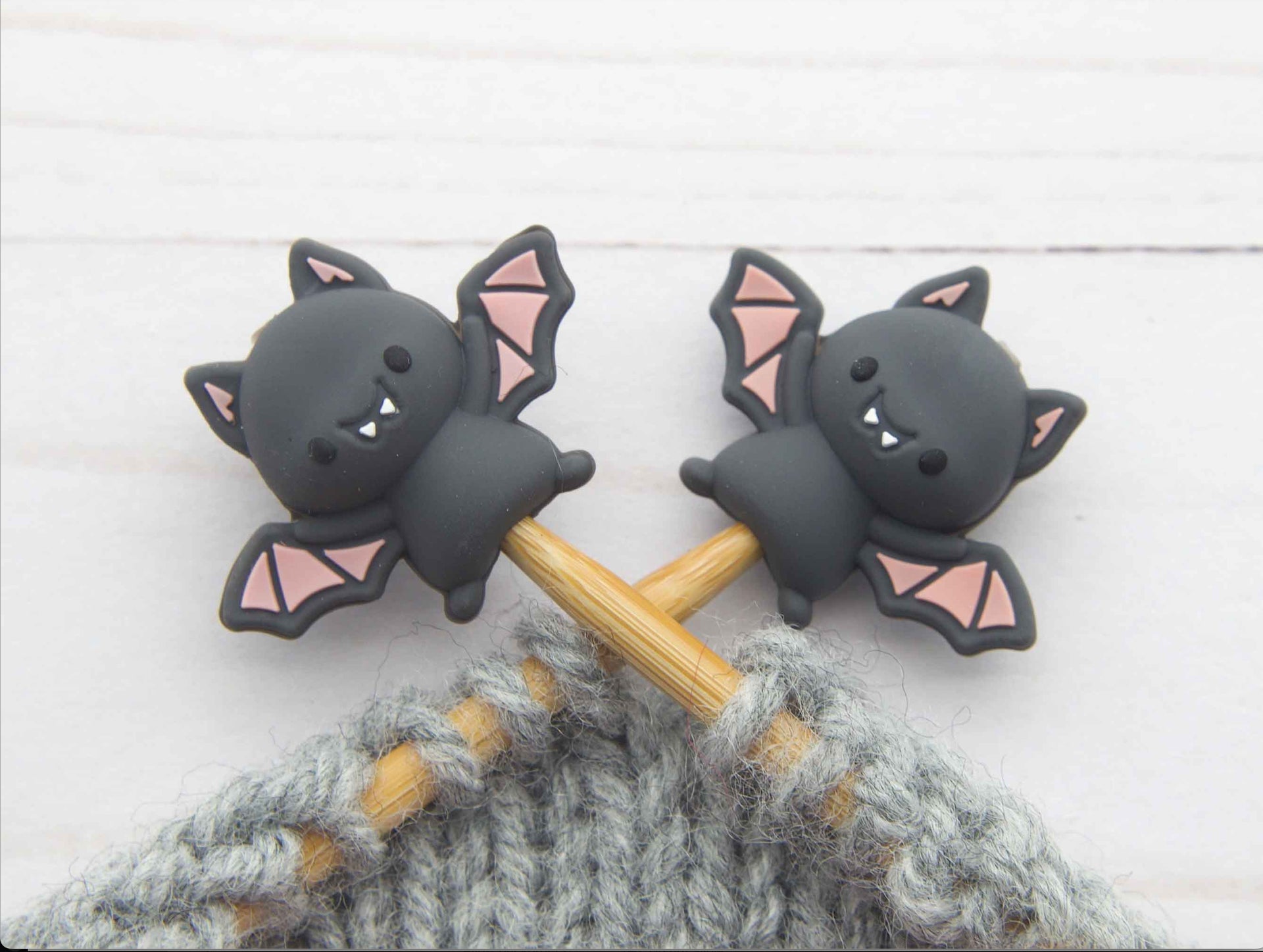 Fox & Pine Stitches Stitch Stoppers/ Point Protector - Little Bat
