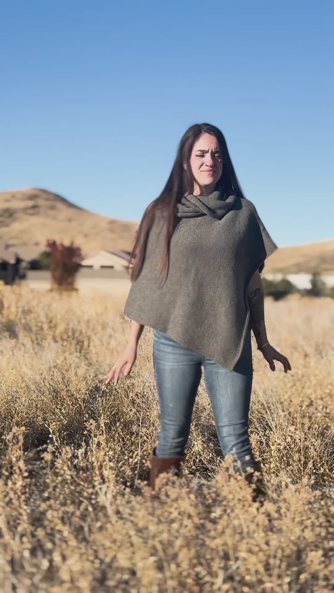 Churchmouse Classics Patterns - Easy Folded Poncho
